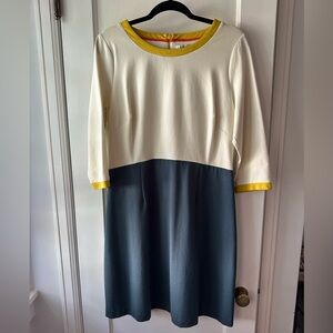 Boden Louise Color Block Ponte Dress 12R